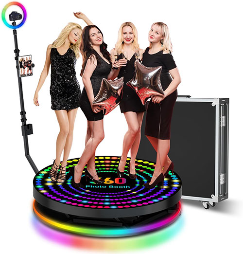 360 Spinning Photo Booth Hire Yorkshire